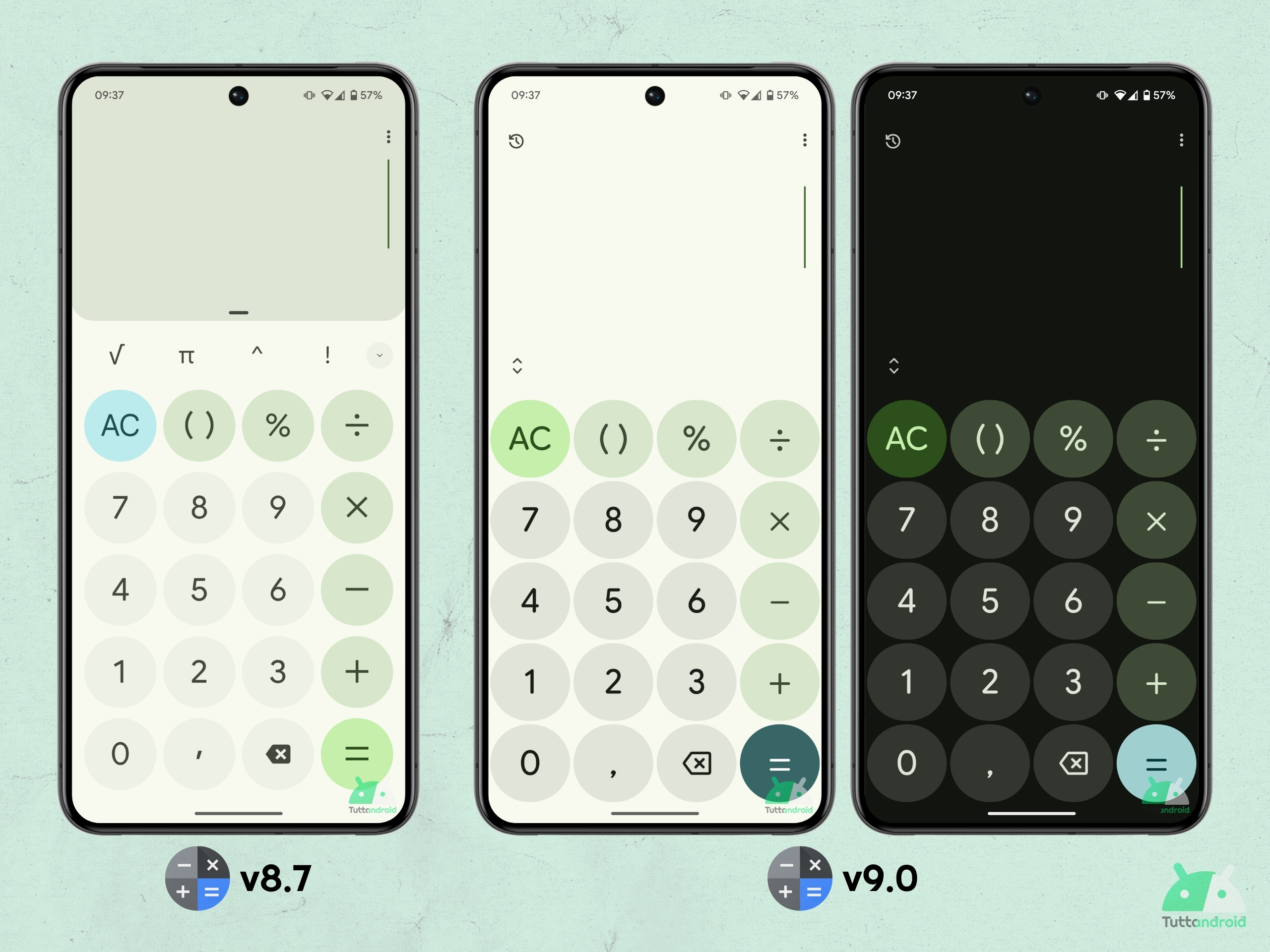 Google Calcolatrice v9.0 M3E