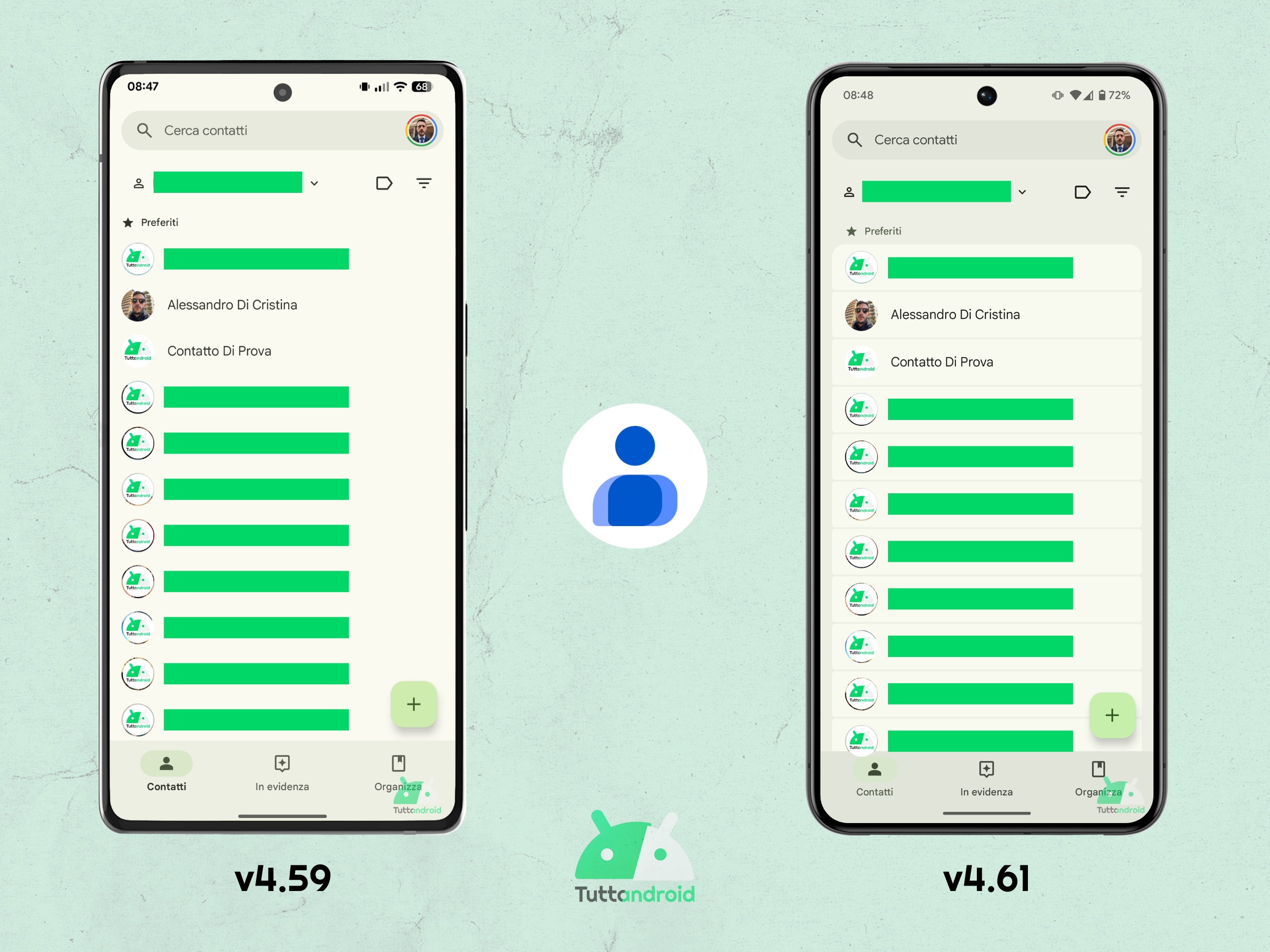 Google Contatti v4.61 - Material 3 Expressive - 01 Contatti