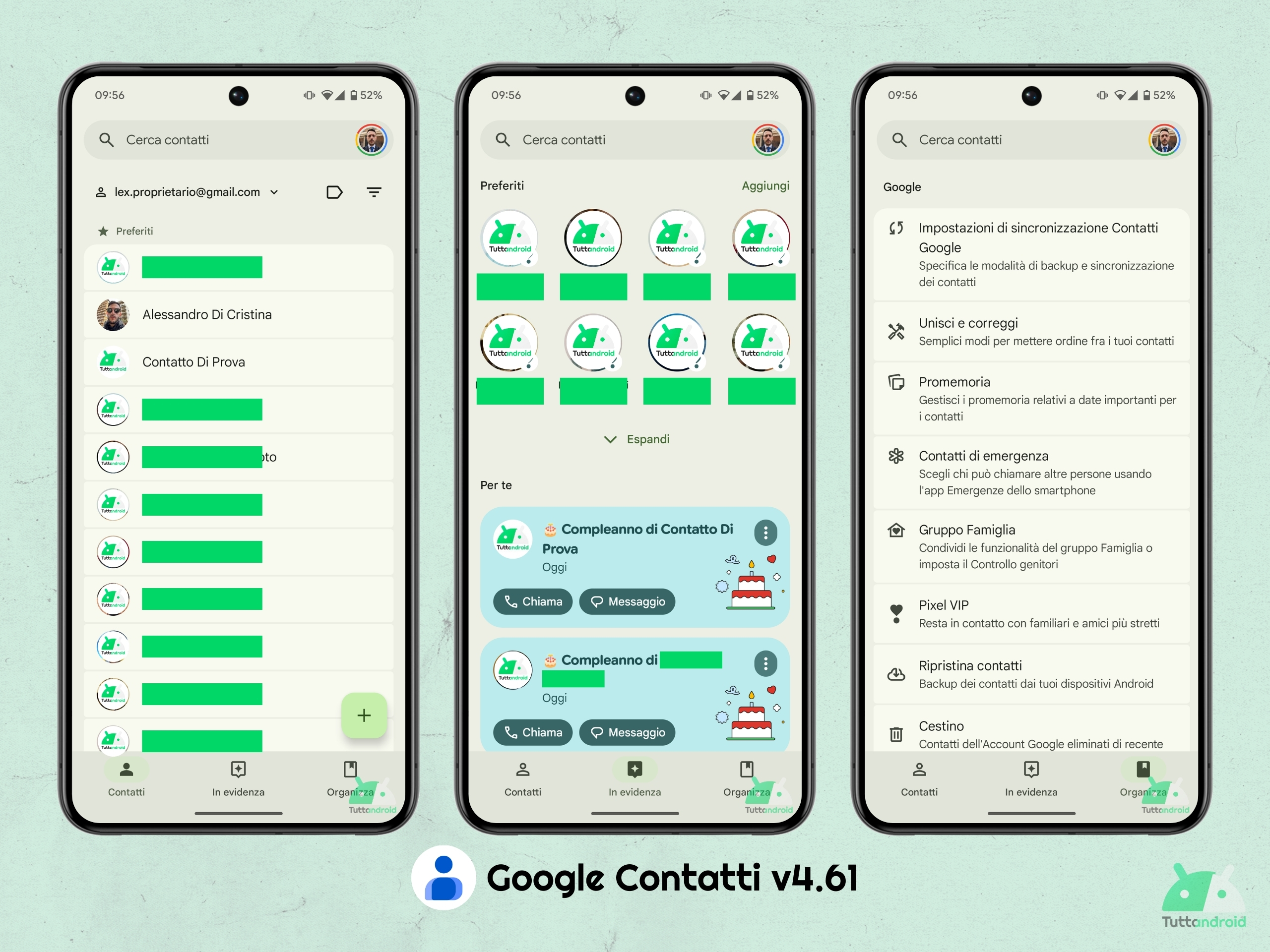 Google Contatti v4.61 - UI M3E per tutti