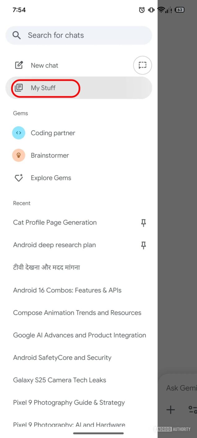 Google Gemini My Stuff-1