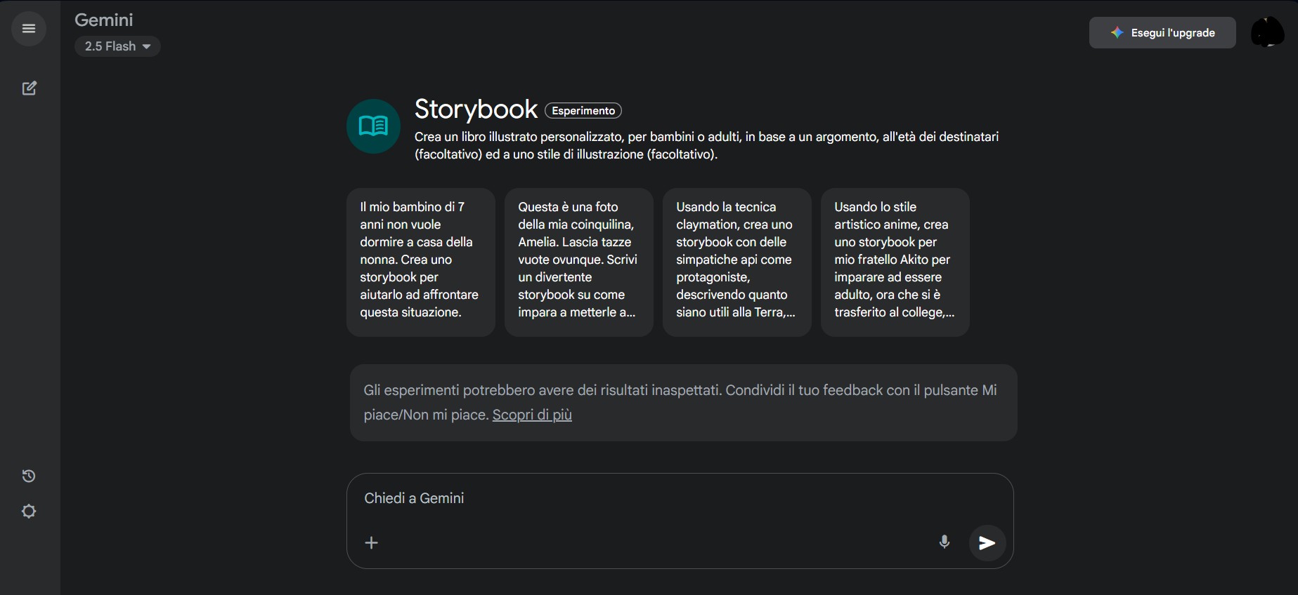 Google Gemini Storybook