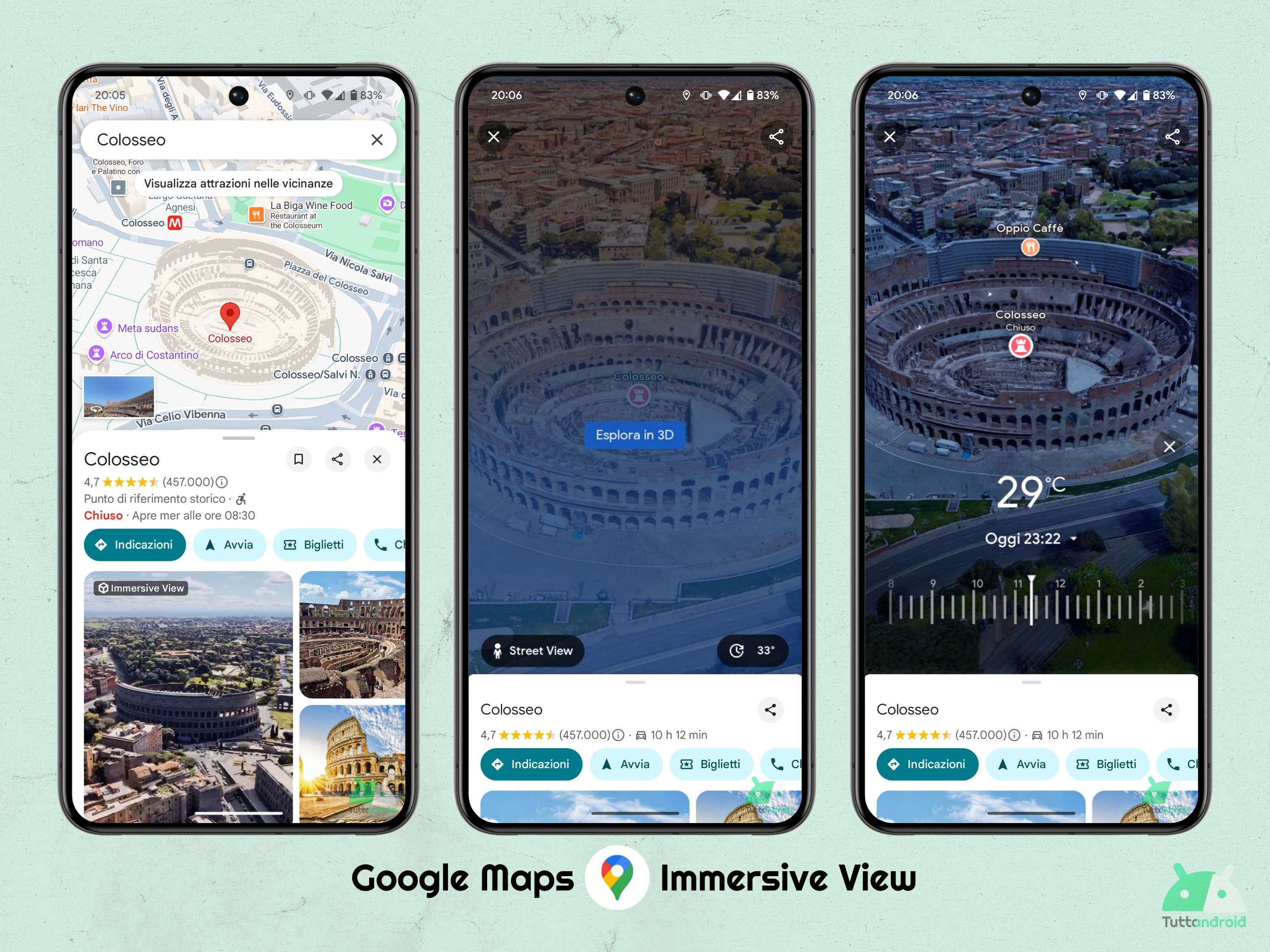 Google Maps - Immersive View