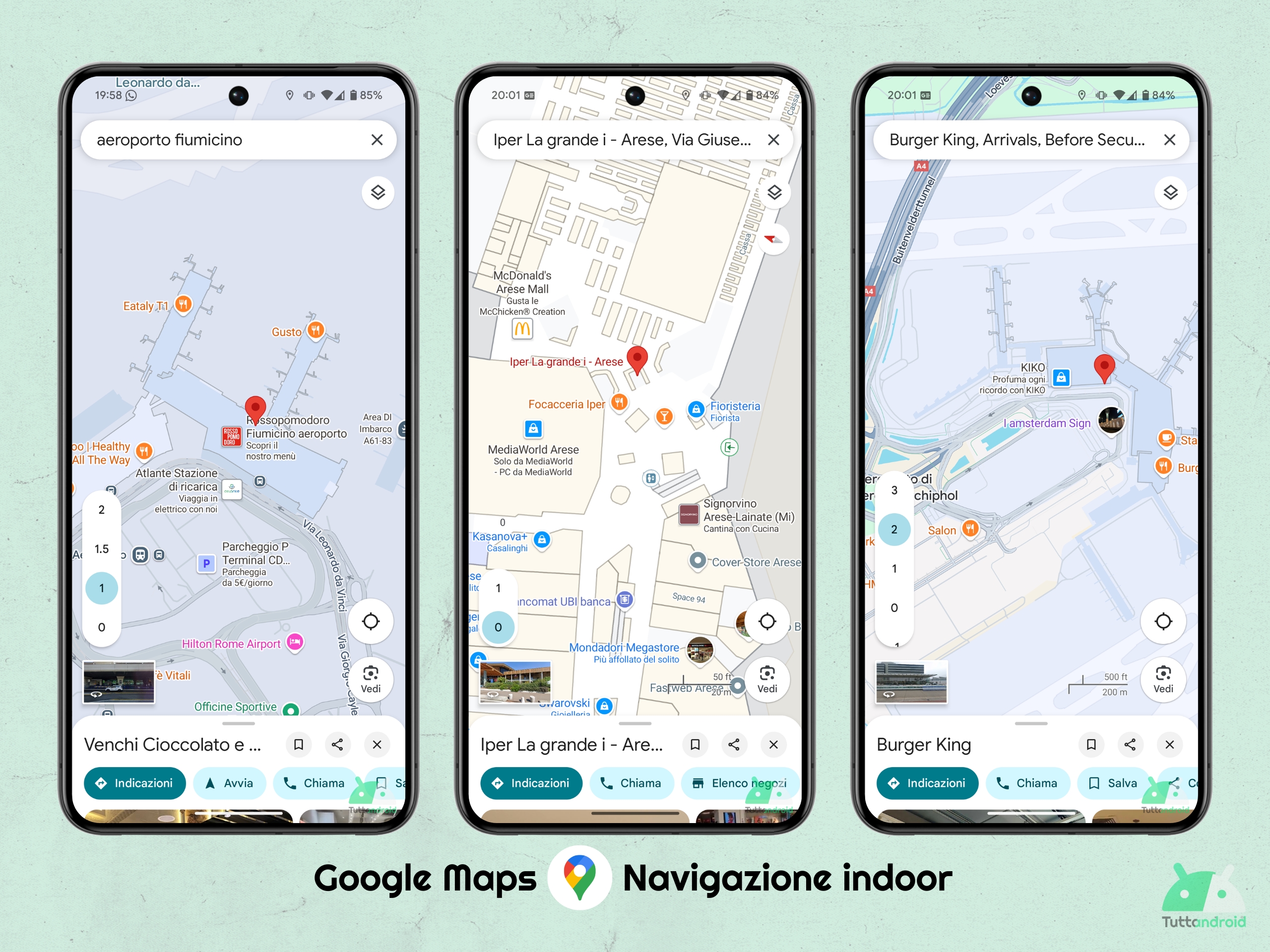 Google Maps - Navigazione indoor