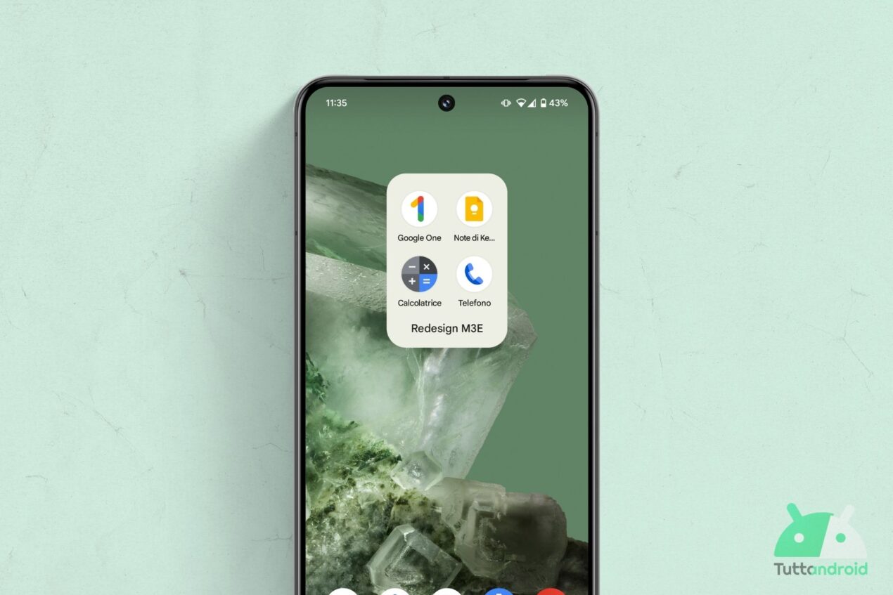 Material 3 Expressive in rollout per tutti su Google One, Keep, Telefono e Calcolatrice
