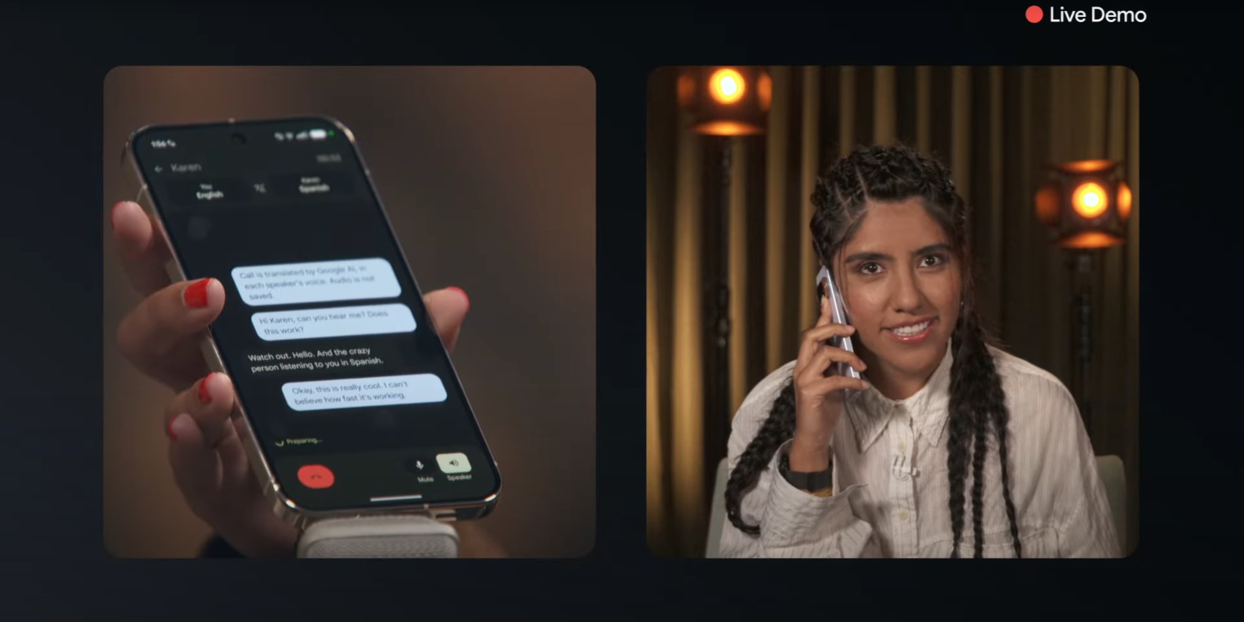 Google Pixel 10 - Google Telefono - Voice Translate