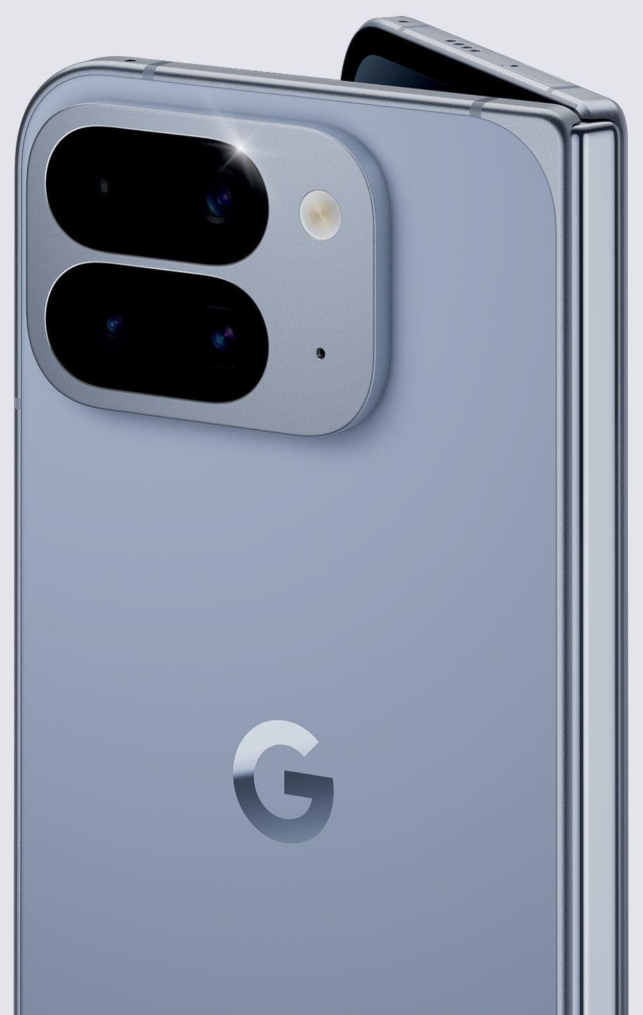 Google Pixel 10 Pro Fold - Moonstone back evleaks