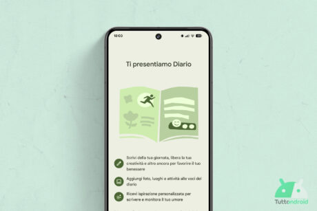 Google vuole migliorare l’app Diario dei Pixel: ci sono tante novità in arrivo