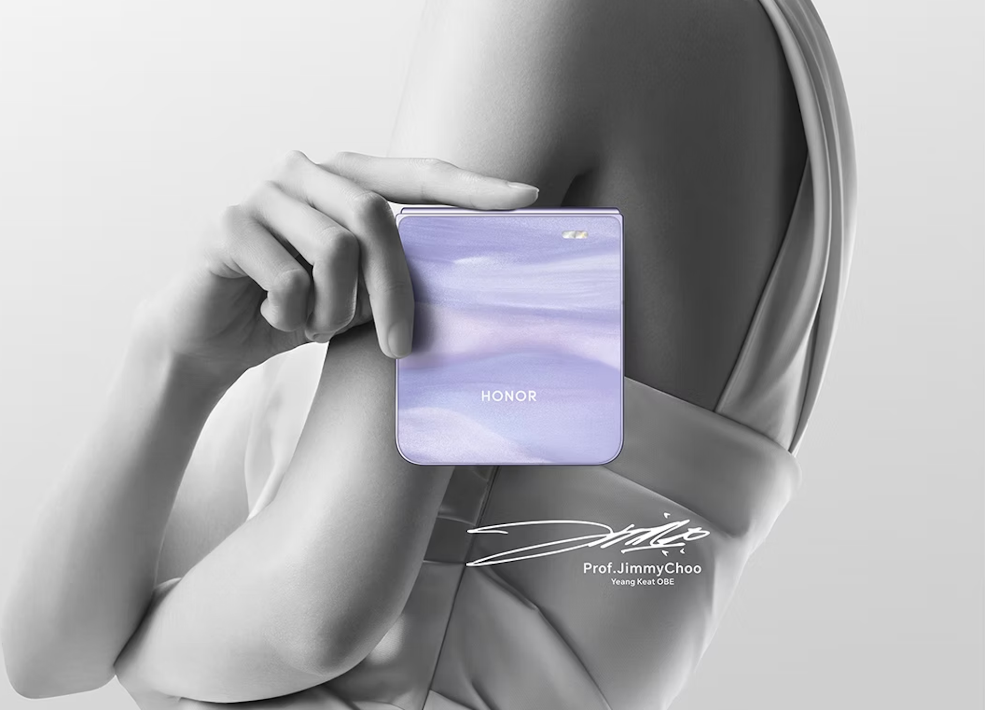 HONOR Magic V Flip2 è ufficiale con design firmato Jimmy Choo e doppio OLED LTPO
