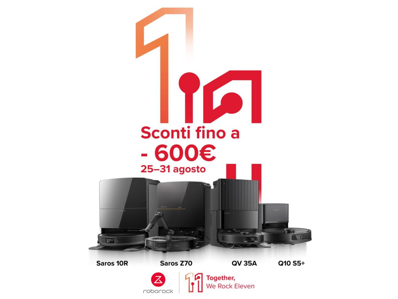 Roborock festeggia l'11º compleanno con numerose offerte