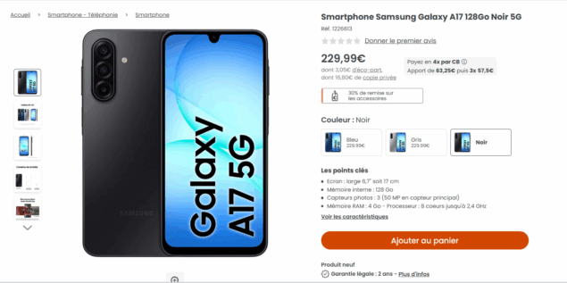 prezzi leak Samsung Galaxy A17 5G