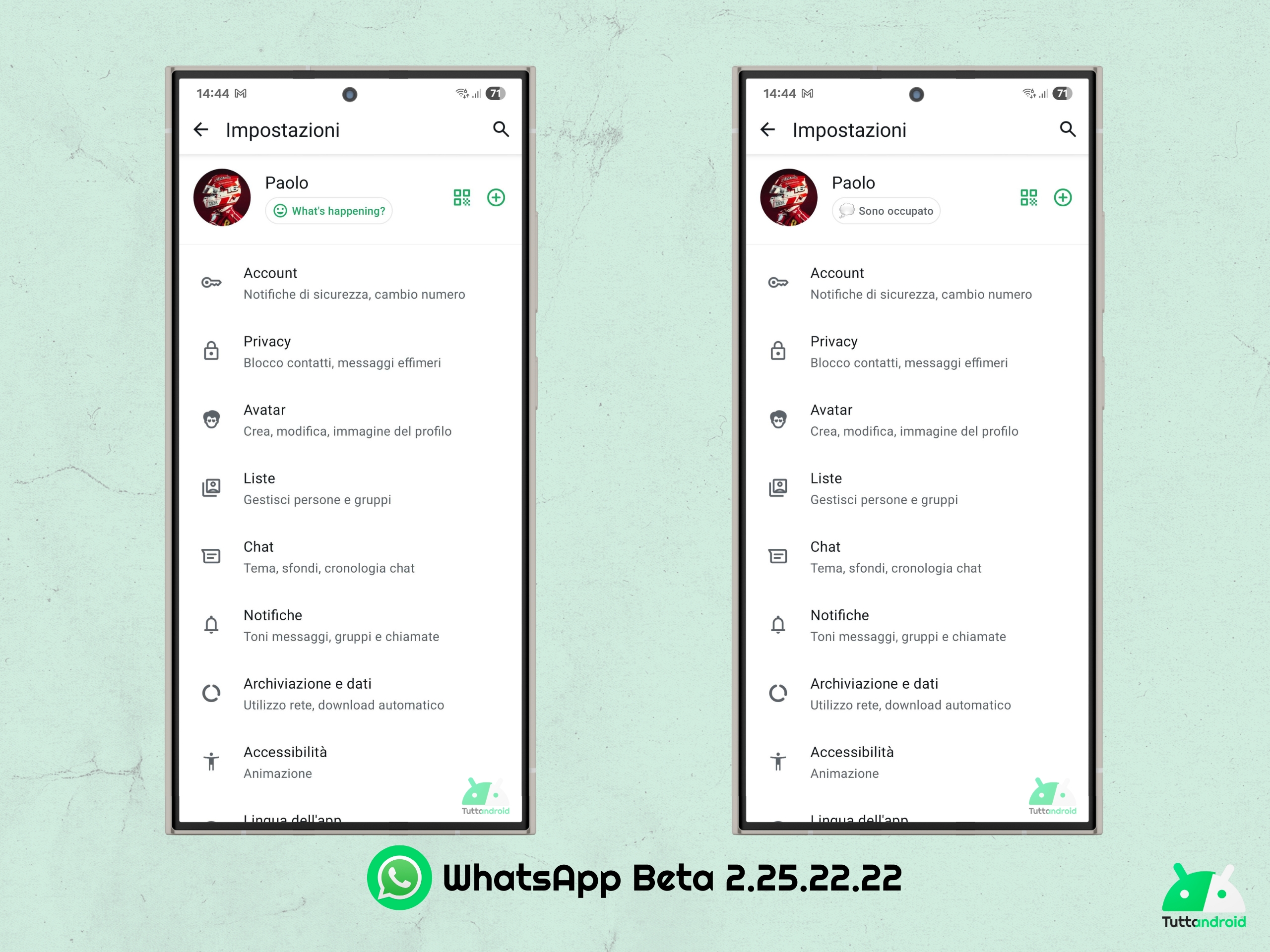 WhatsApp Beta 2.25.22.22 - Messaggi di stato temporanei