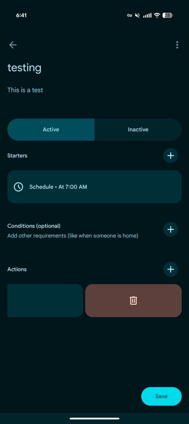 google home editor automazioni