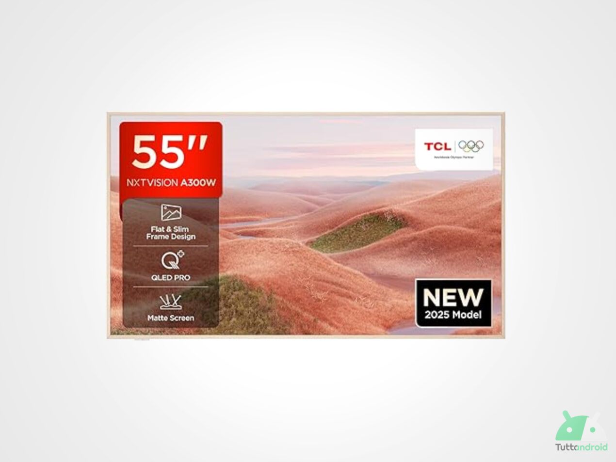 Google TV QLED 55” con 144 Hz e Dolby Vision IQ a prezzo mai visto: -53% dal listino
