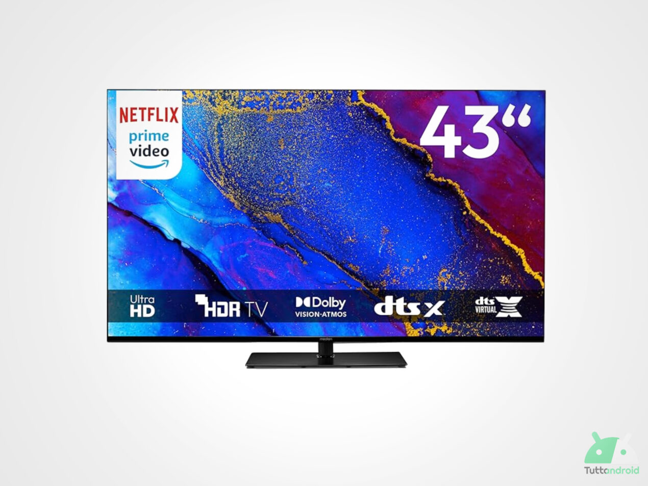 Smart TV 4K da 43” con Dolby Vision e Google TV a meno di 200€: offerta imperdibile