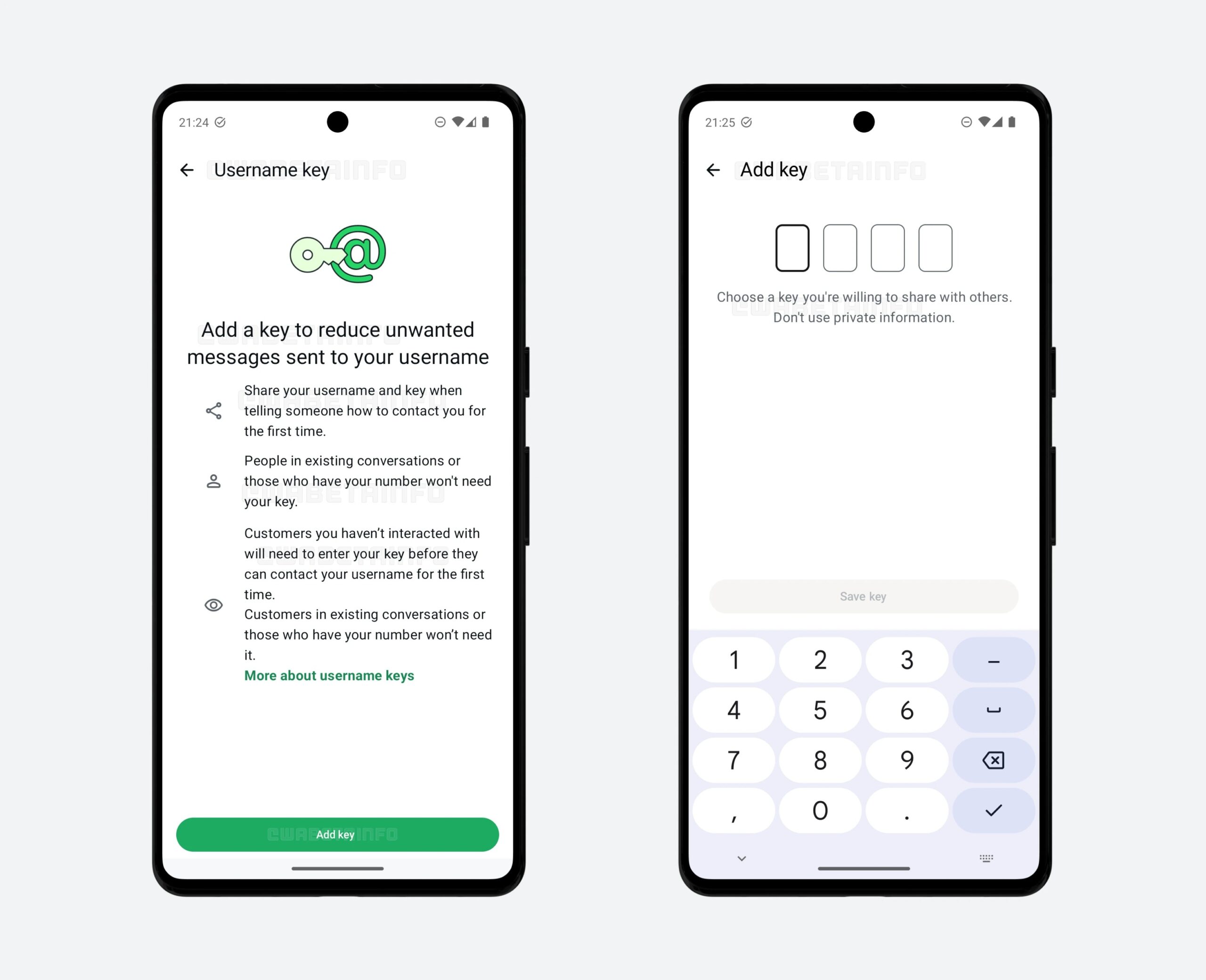whatsapp beta chiave utente