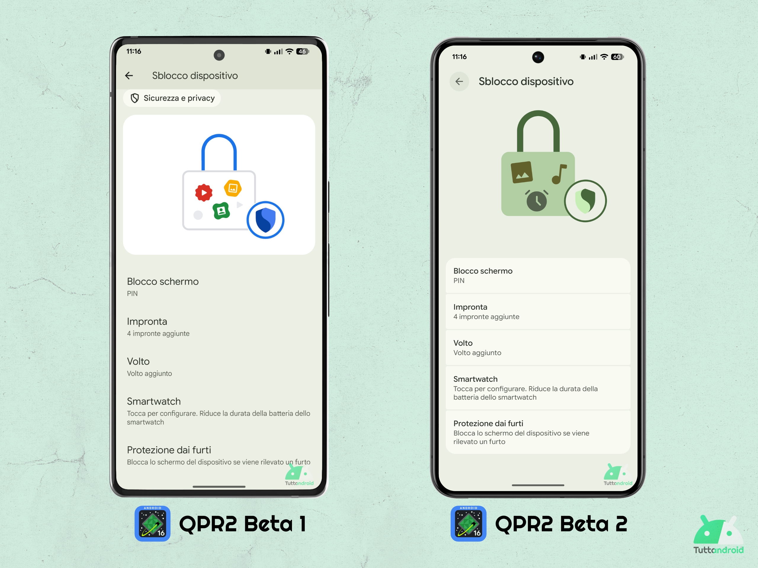 Android 16 QPR2 - Beta 2 - Impostazioni - Sicurezza e privacy M3E