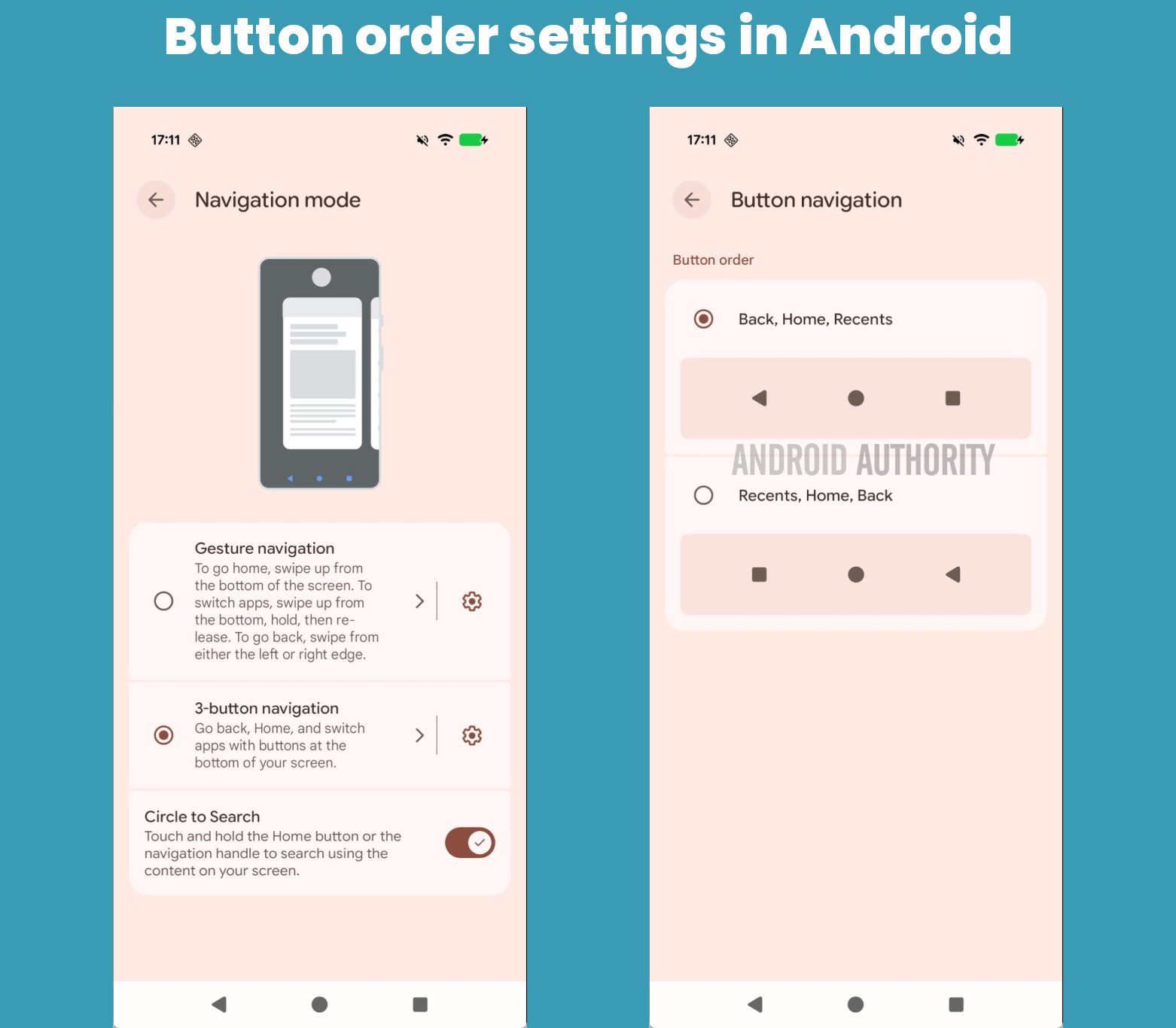Android 16 QPR2 - Beta 2 - Navigazione con pulsanti invertiti