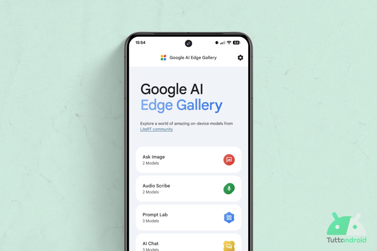 Google AI Edge Gallery si aggiorna: l'AI offline diventa più potente e versatile