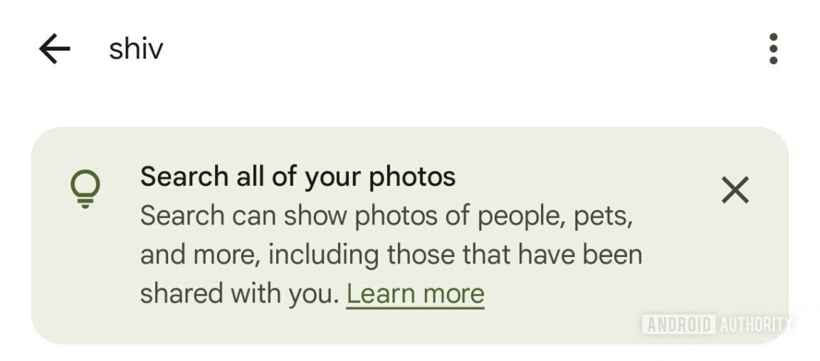 Google Foto v7.45 ricerca foto condivise