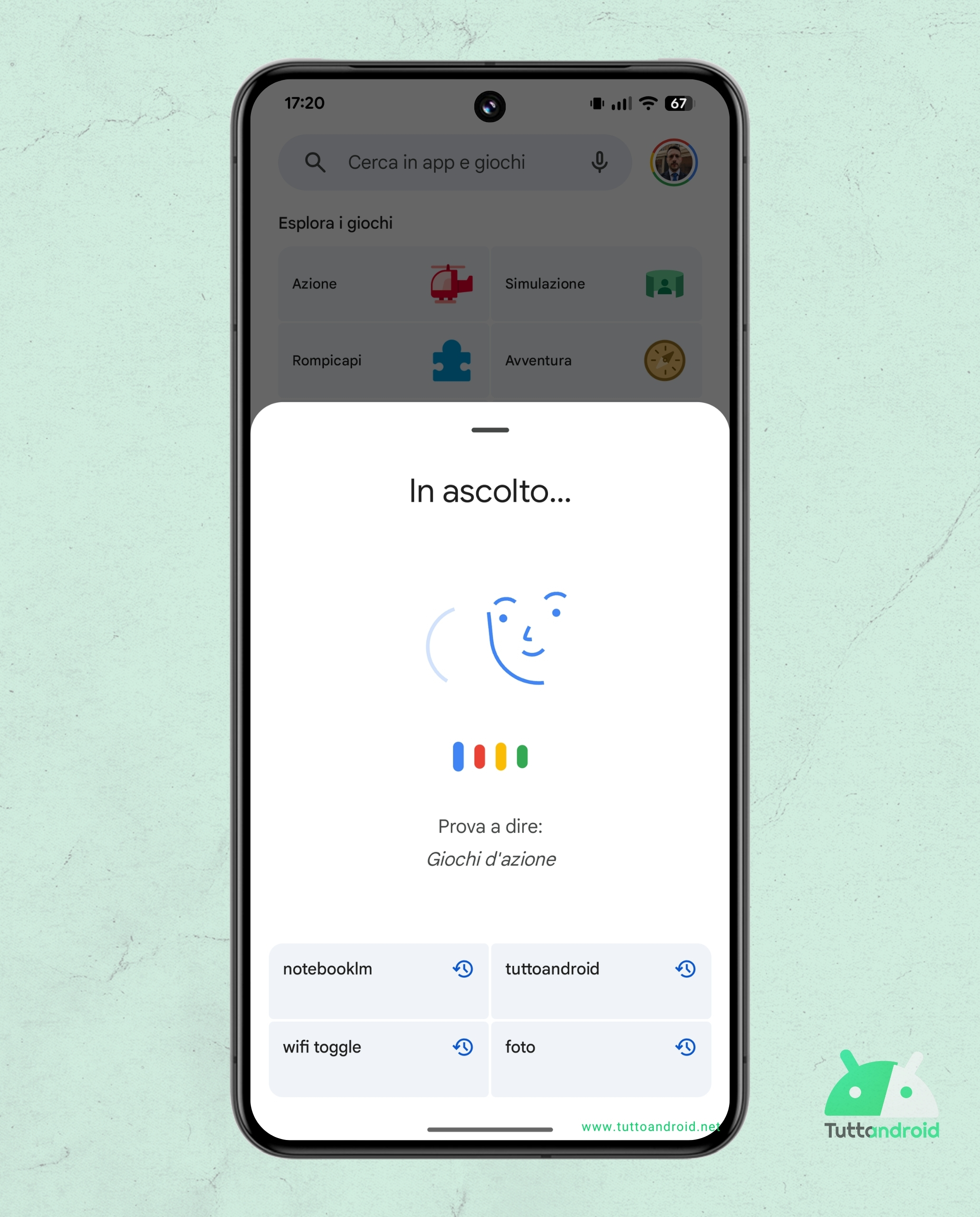 Google Play Store v47.7 - Nuova UI ricerca vocale