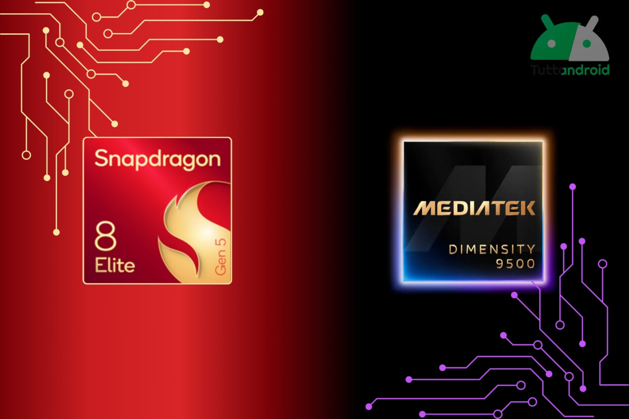 Snapdragon 8 Elite Gen 5 vs Dimensity 9500: ecco gli smartphone top in arrivo coi nuovi SoC