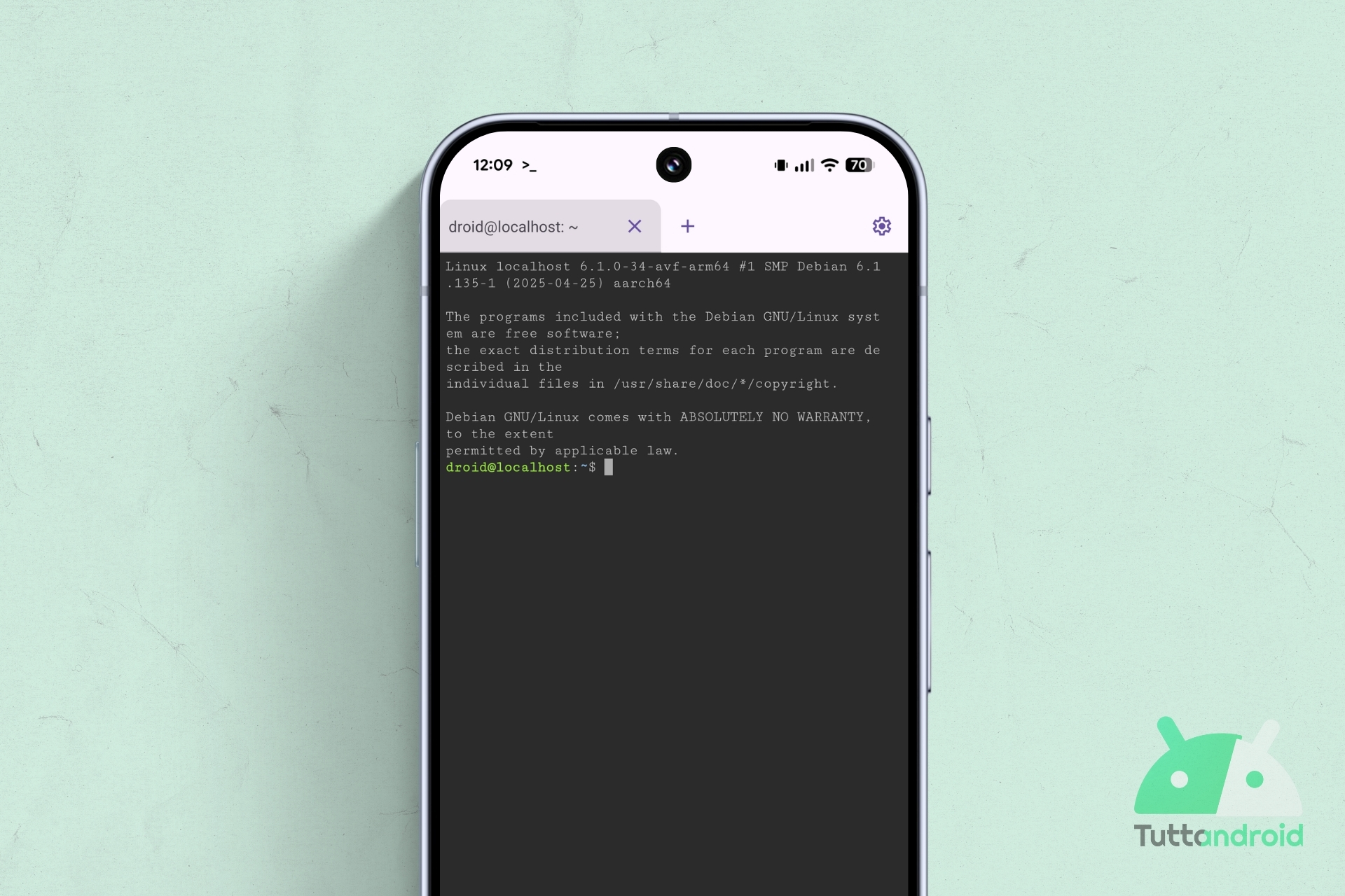 Terminale Linux su Android - Visual Hero 2025