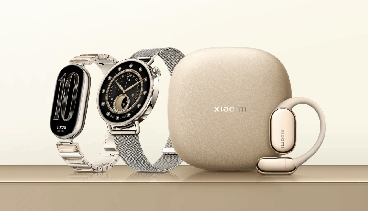 Non solo smartphone: Xiaomi lancia Watch S4 41 mm, Smart Band 10 Glimmer e OpenWear Stereo Pro