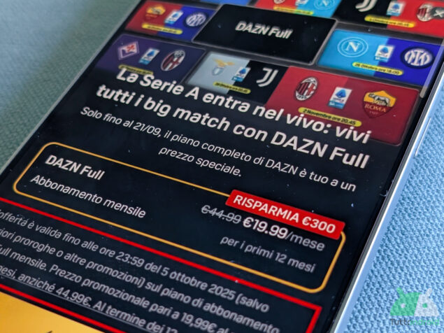 adesso il prezzo 232 giusto dazn full in offerta a 19998364 al mese per 12 mesi