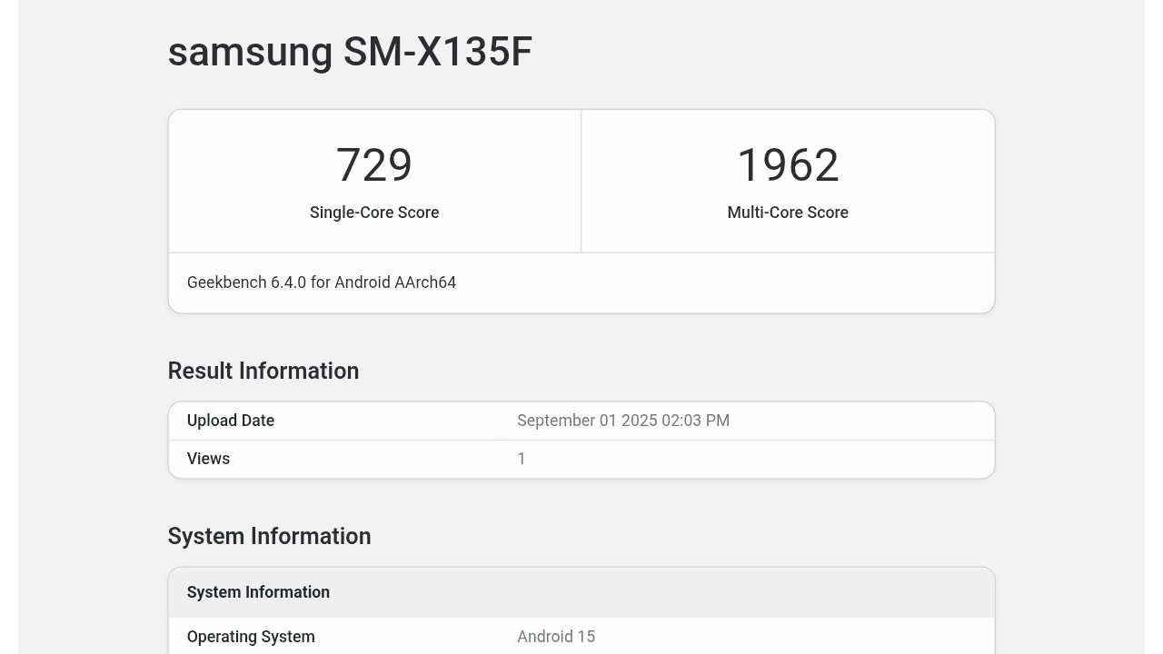 Samsung Galaxy Tab A11 