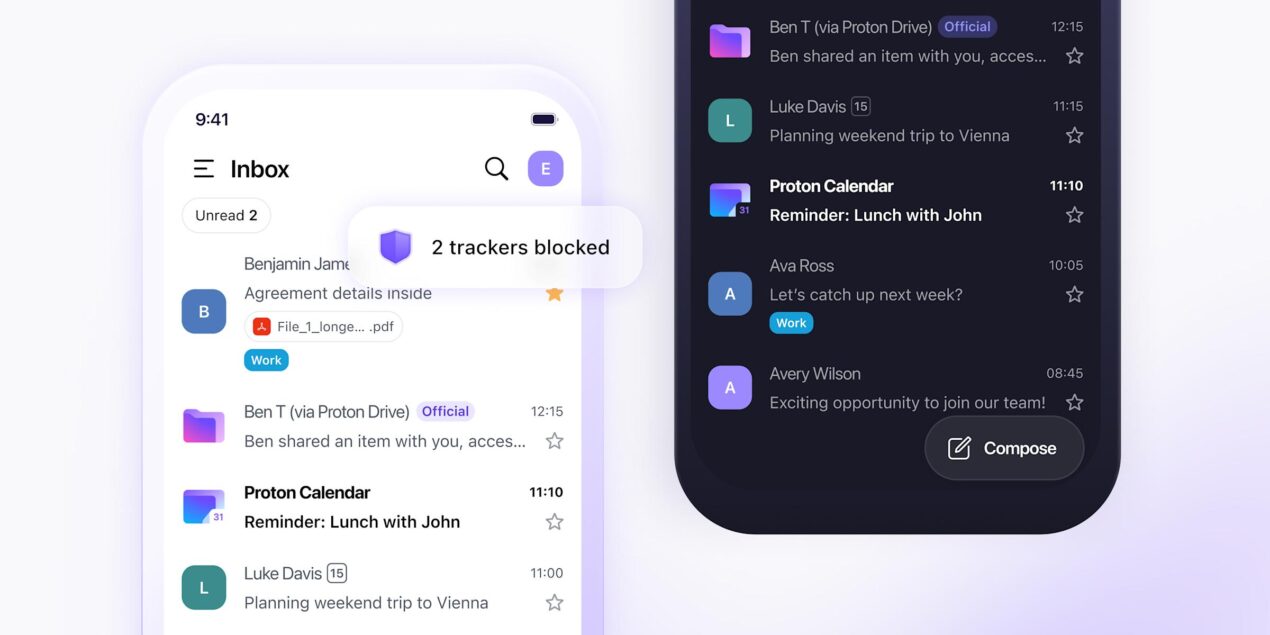 Proton Mail rinnova la sua app: più veloce, più privata e finalmente anche offline