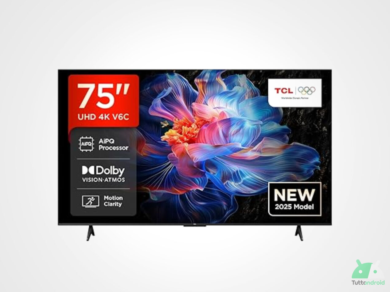Doppio sconto per questa Google TV TCL da 75