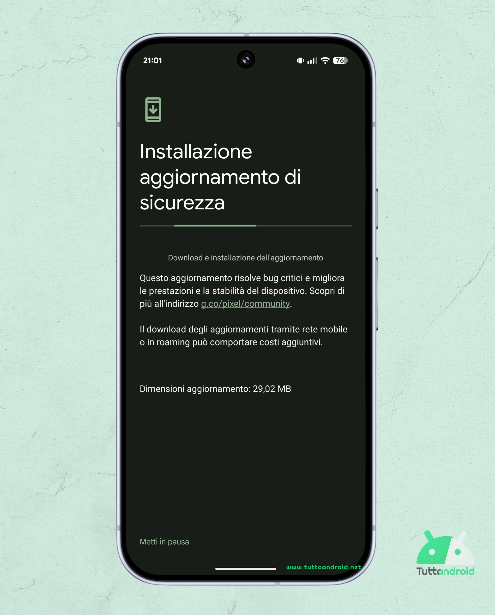 20251008 Android 16 QPR1 - Patch di ott 2025 - Google Pixel 10 Pro XL