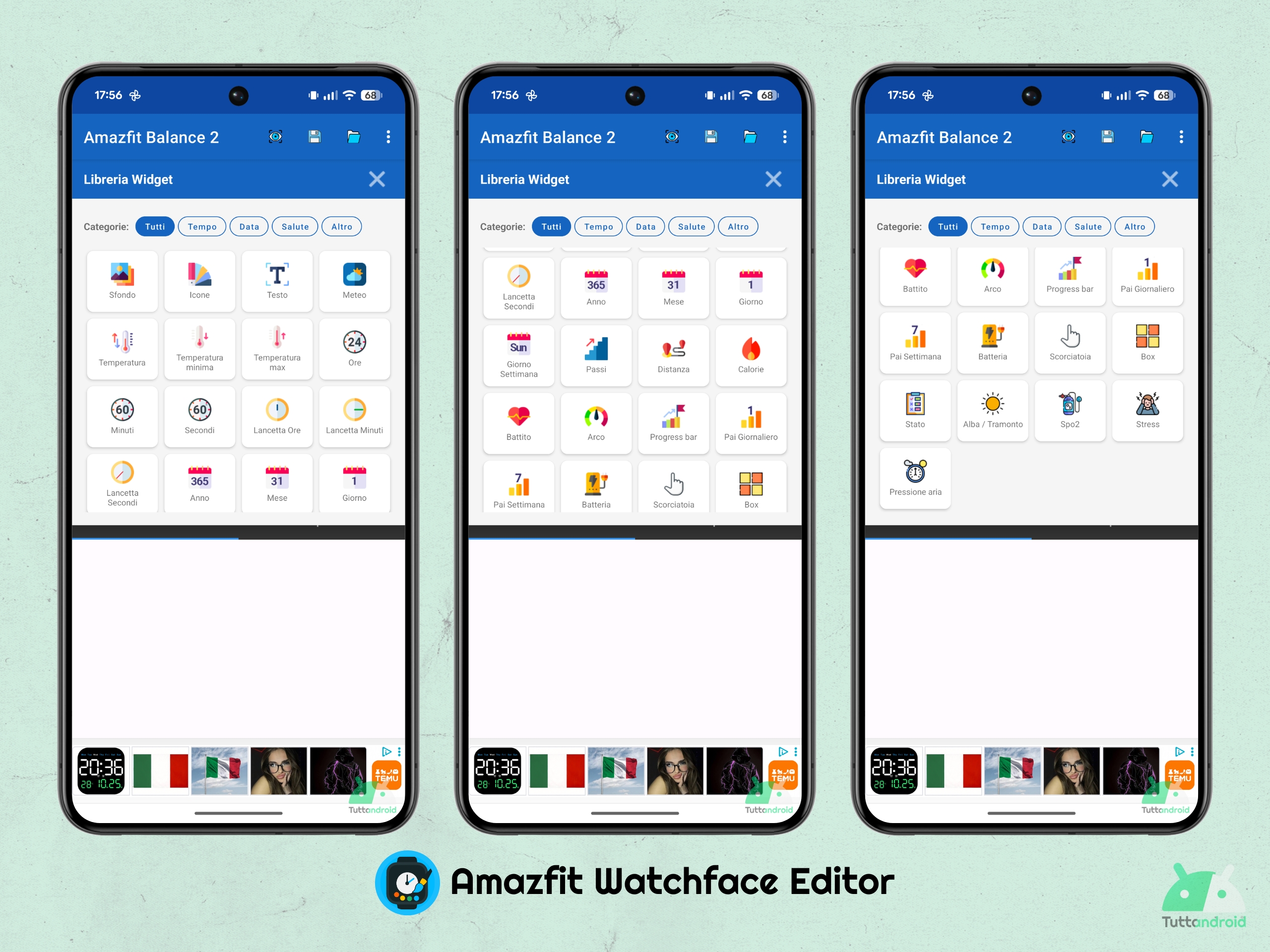 Amazfit Watchface Editor - Visual