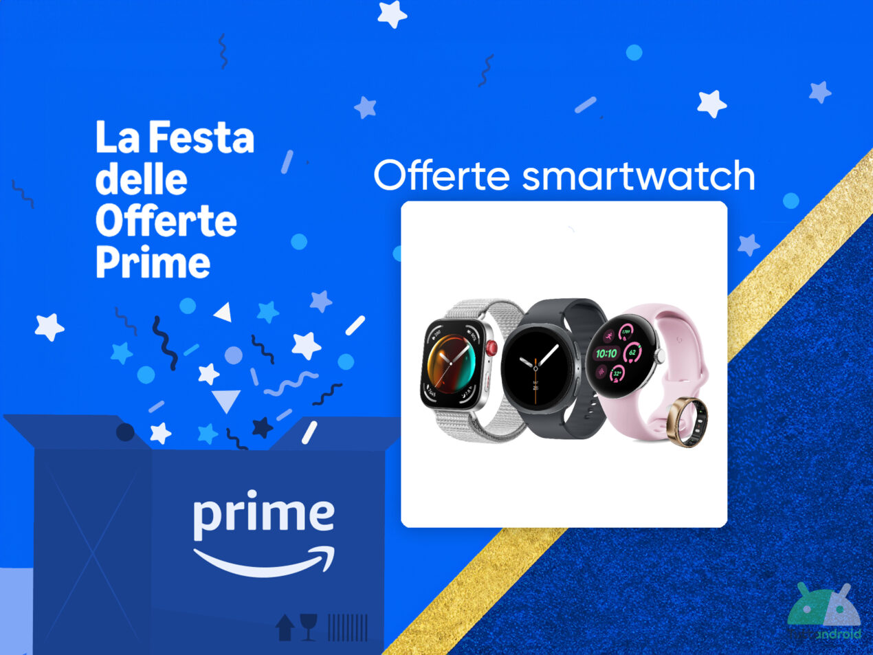 Smartwatch e smartband di ogni genere e prezzo in offerta con la Festa Amazon