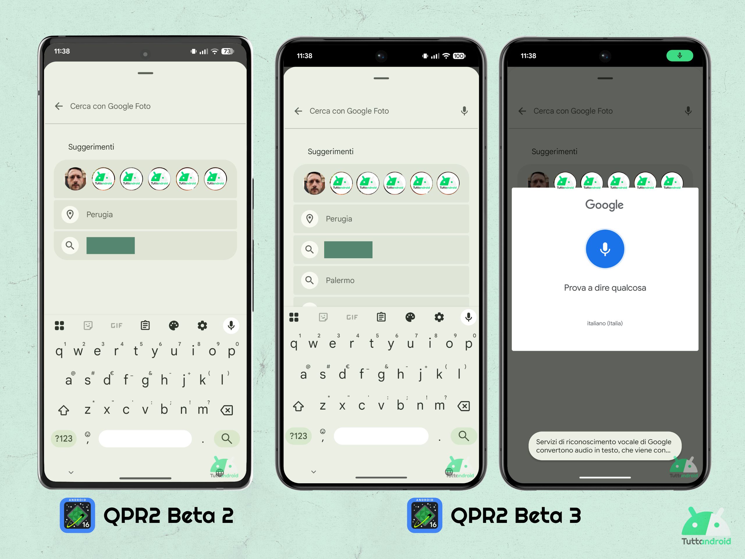 Android 16 QPR2 - Beta 3 - Selettore foto Android con ricerca vocale