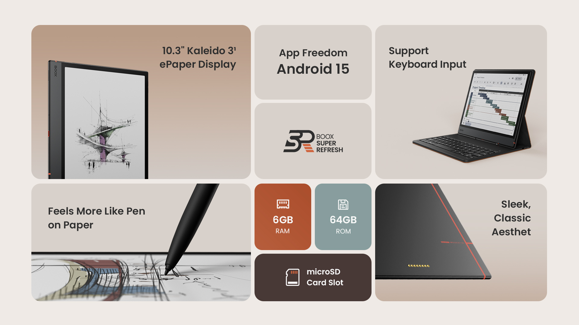BOOX Note Air5 C uff - Highlights specifiche