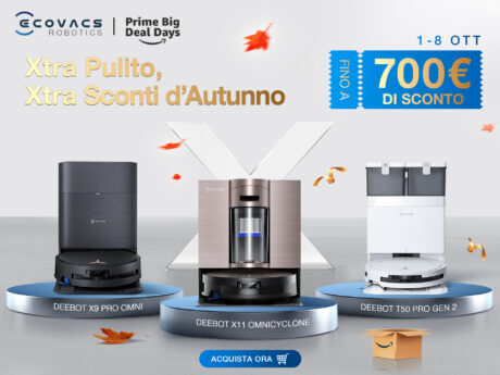 ECOVACS - Festa delle Offerte Prime - ottobre 2025 hero white
