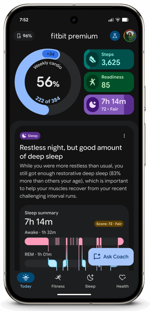 Fitbit coach personale AI-2