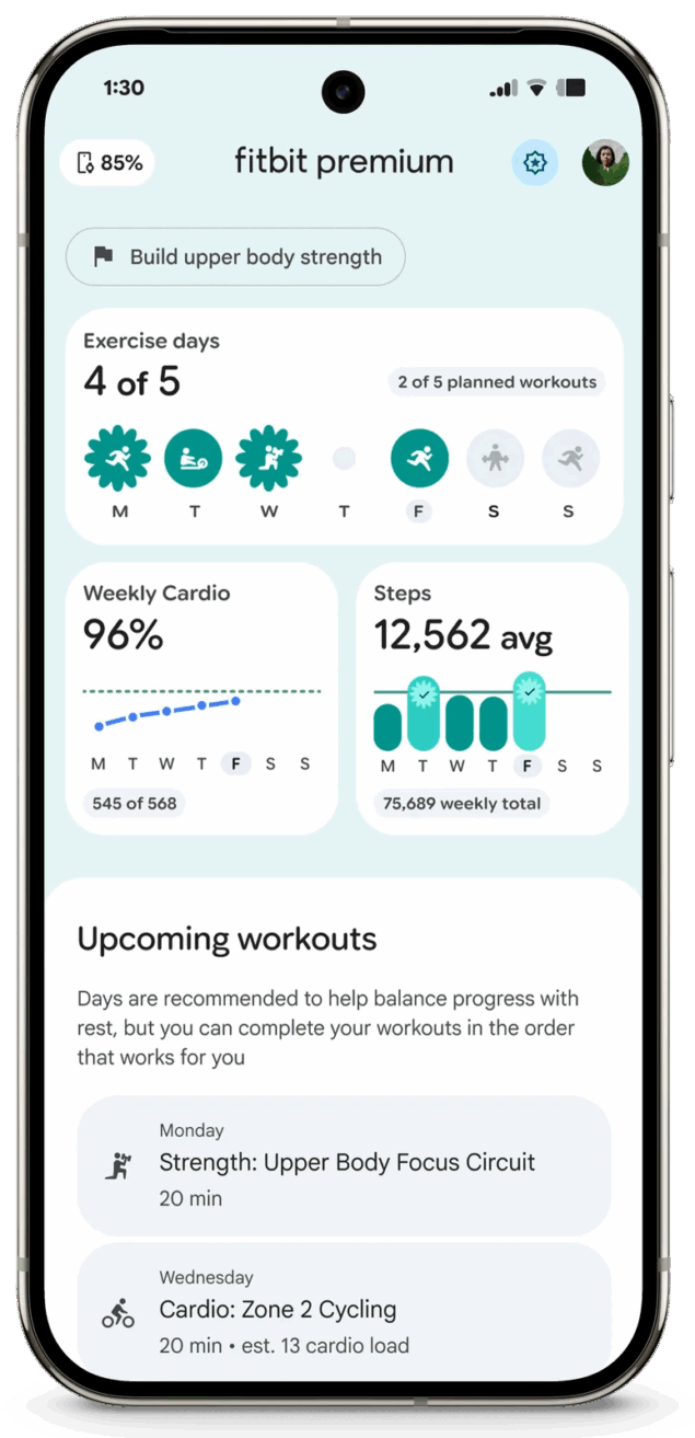 Fitbit coach personale AI-3