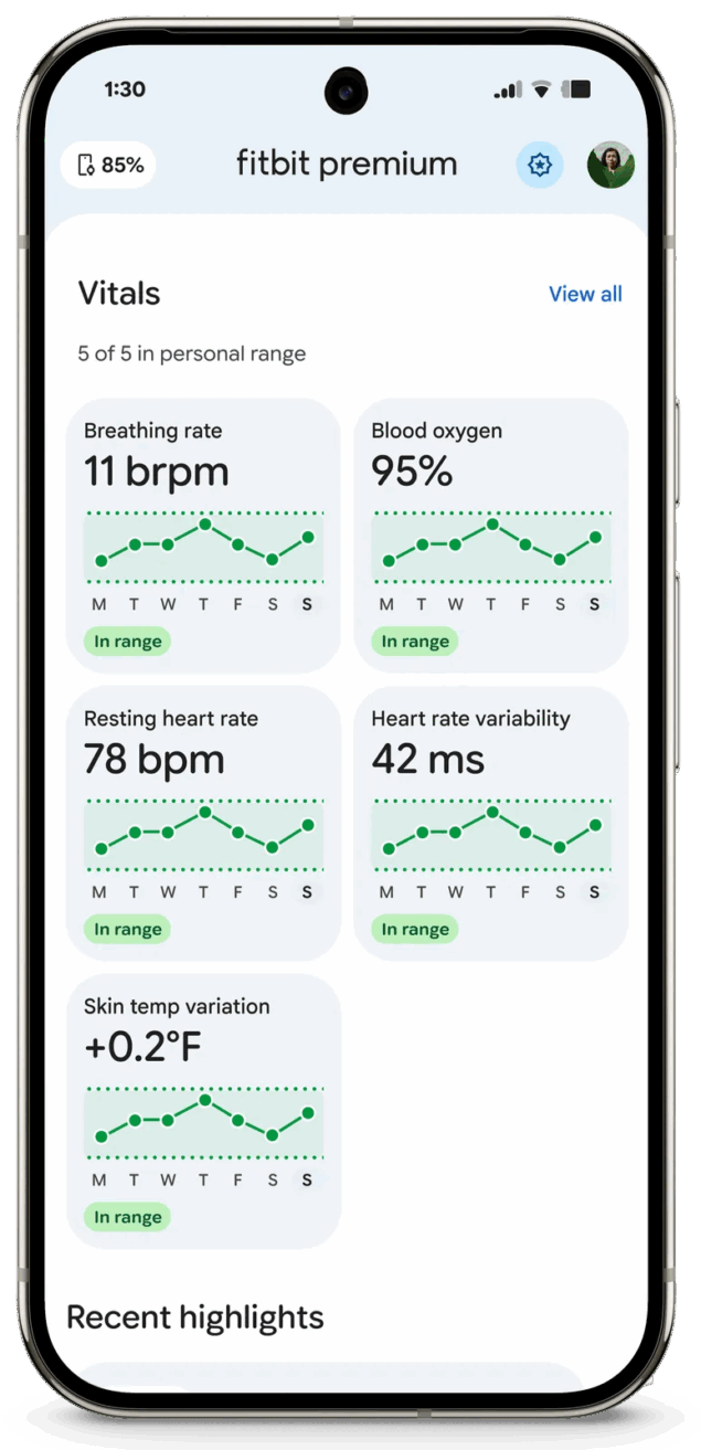 Fitbit coach personale AI-5