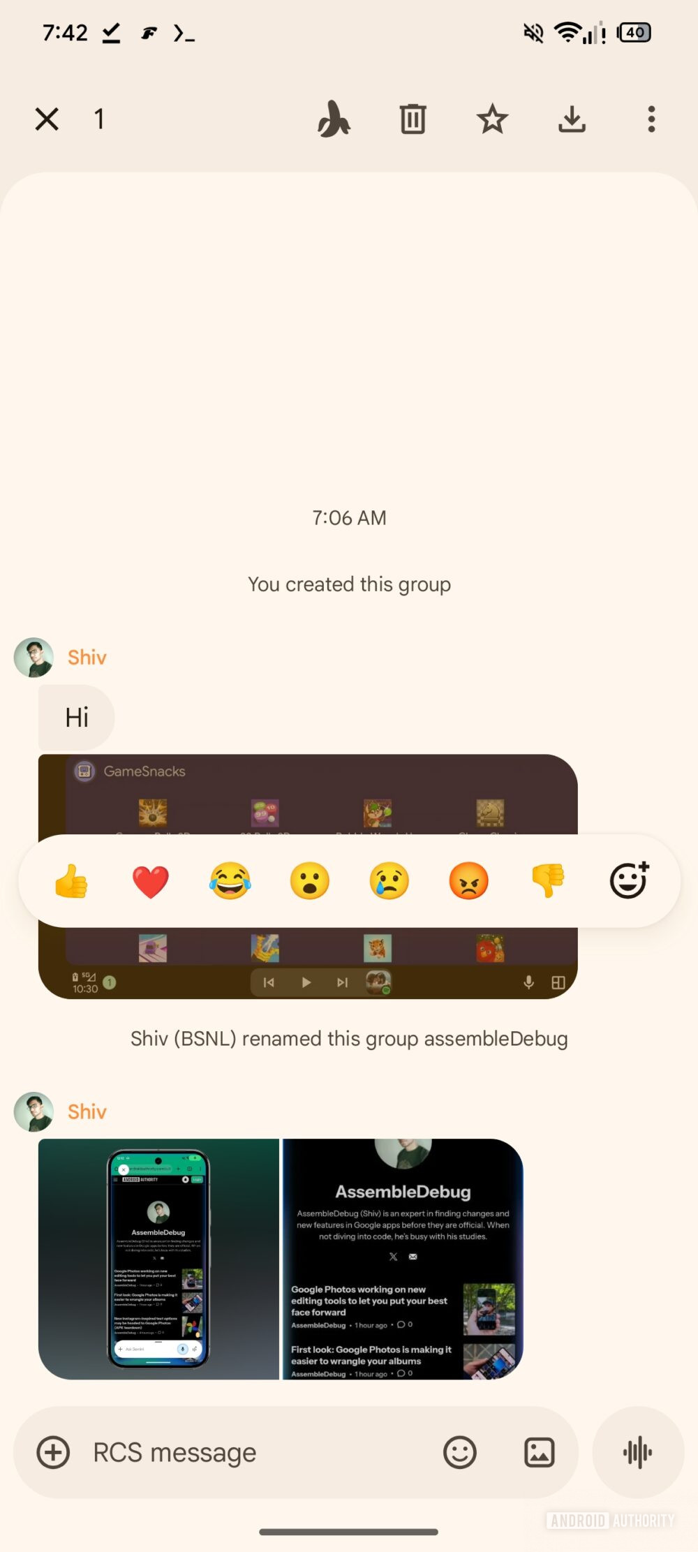 Google Messaggi v20251009 beta - Integrazione Nano Banana