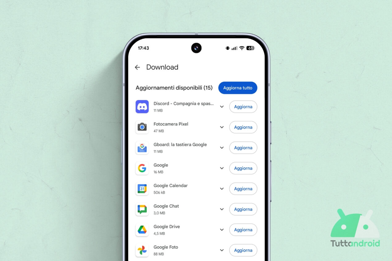 Android 16 vanta una funzione che velocizza gli aggiornamenti delle app