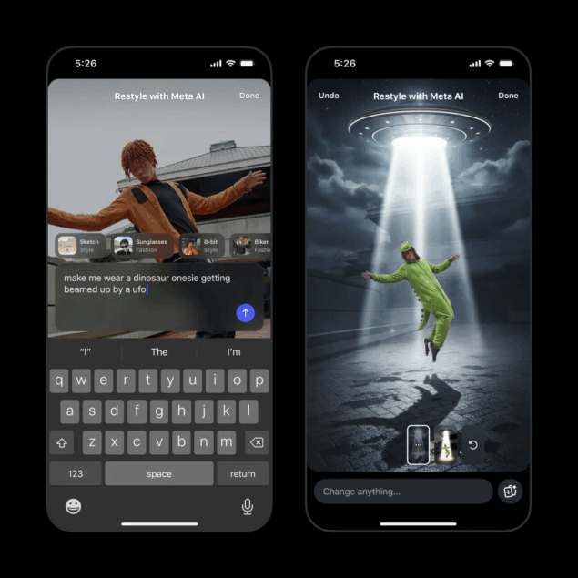 Instagram Restyle intelligenza artificiale-4