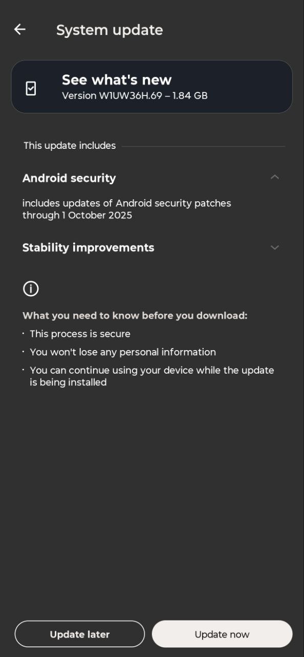 Motorola Edge 50 - aggiornamento Android 16 beta ottobre 2025