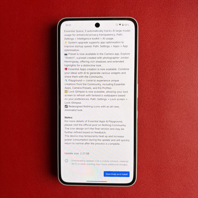 Nothing OS 4.0 Beta