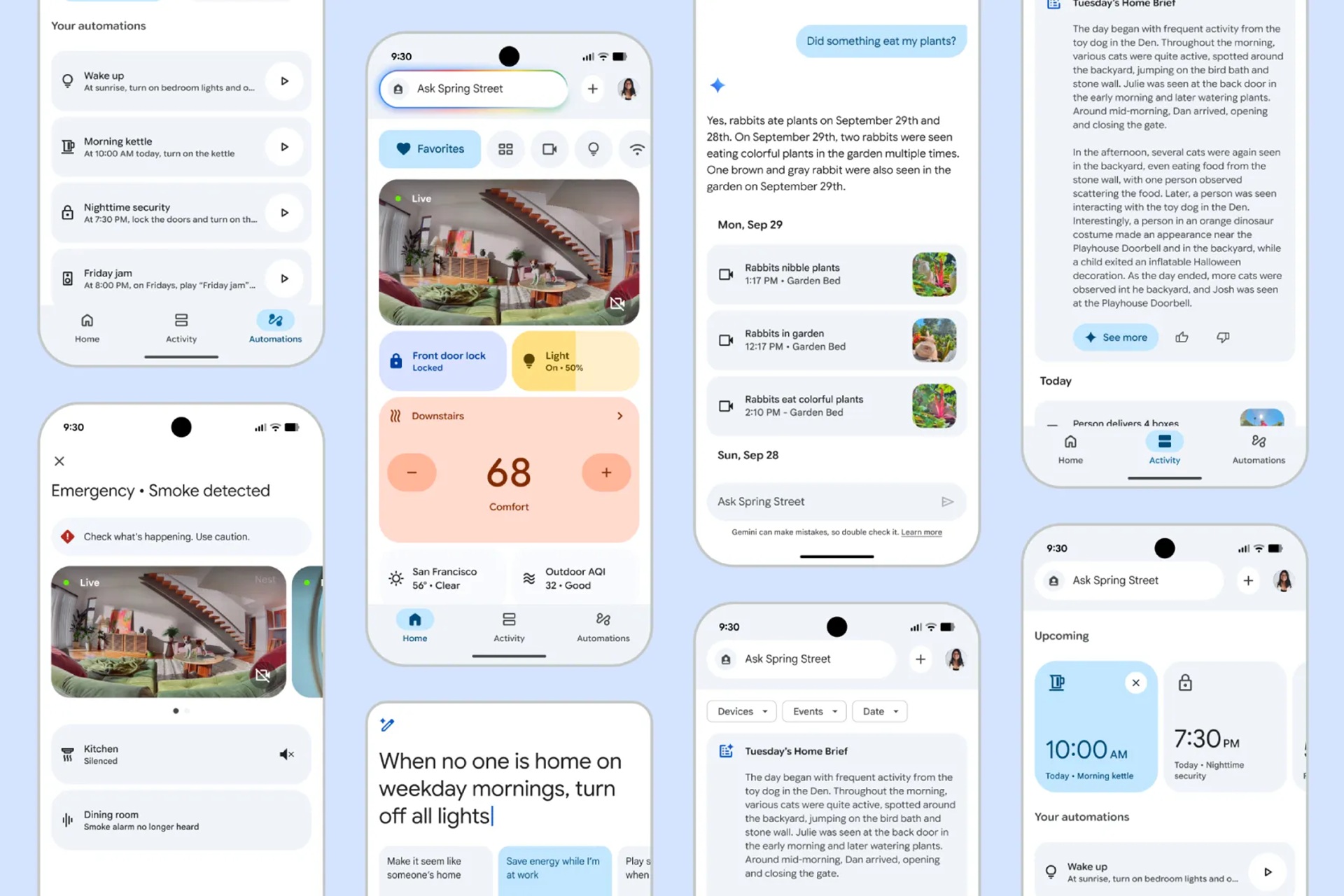 google lancia la nuova app google home riprogettata per integrare gemini for home