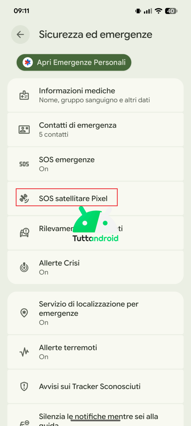 SOS Satellitare Pixel