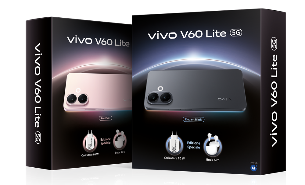 vivo v60 lite 5g sbarca in italia con due accessori