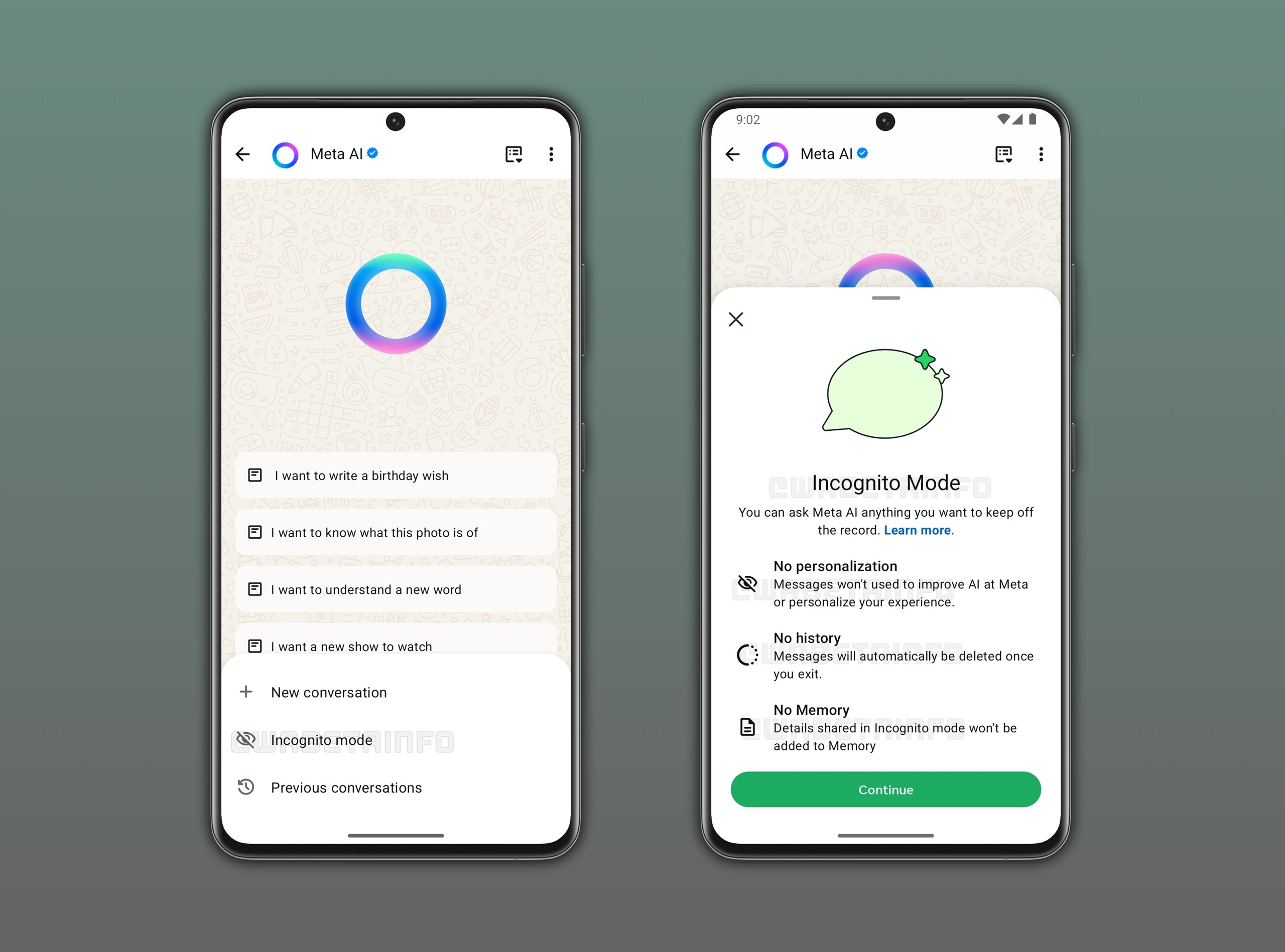 WhatsApp Beta v2.25.18.1 - Incognito Mode WBI