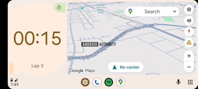 android auto widget